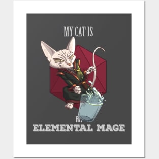 RPG cat mage Posters and Art